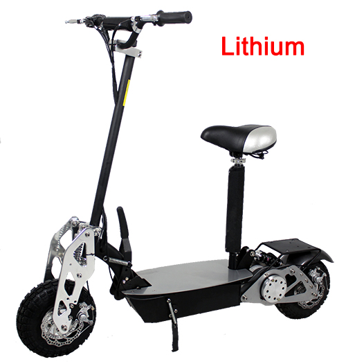 Super Turbo Chrome 1200watt Lithium Electric Scooter