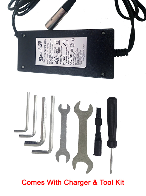 Tool kit and Lithium Charger Included