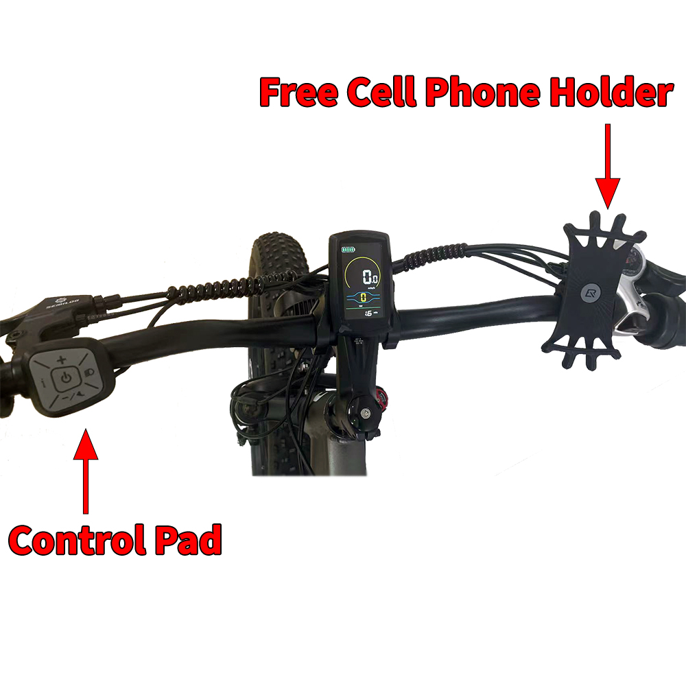 Control panel and free phone holder