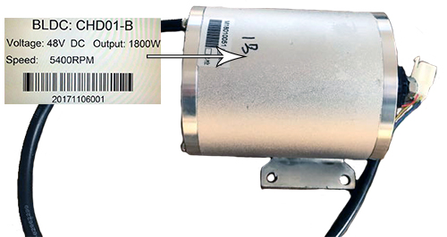 1800 watt Brushless 48v Electric Motor