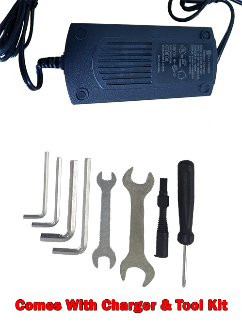 Tool kit and Lithium Charger Included