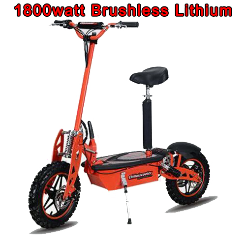1800 Watt Brushless Lithium Electric Scooter