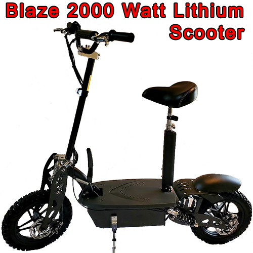 Blaze 2000 Watt Brushless Lithium Electric Scooter