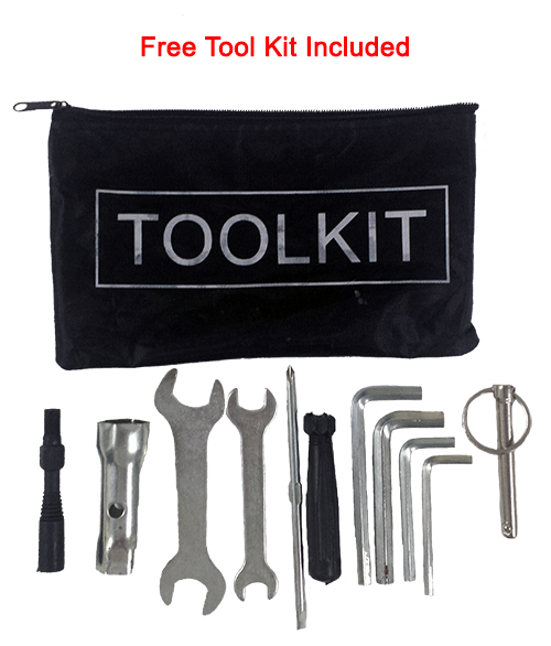 Free tool kit included