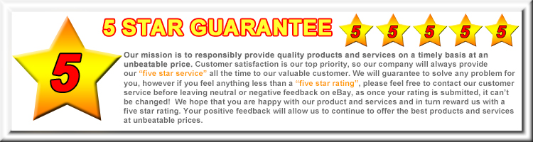5 Star Guarantee