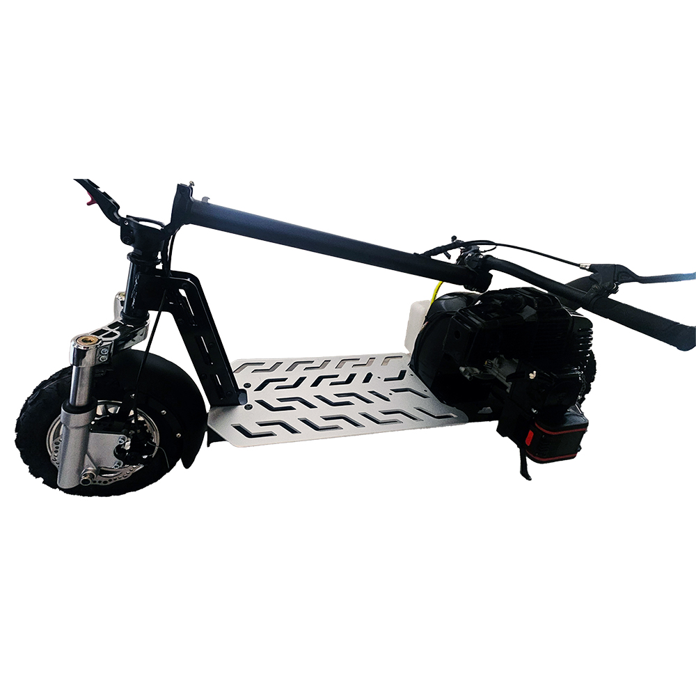 Handle bar and stem folds for easy traveling or storage