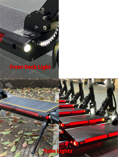 Urban 600watt 48v Lithium Smart Electric Scooter lights