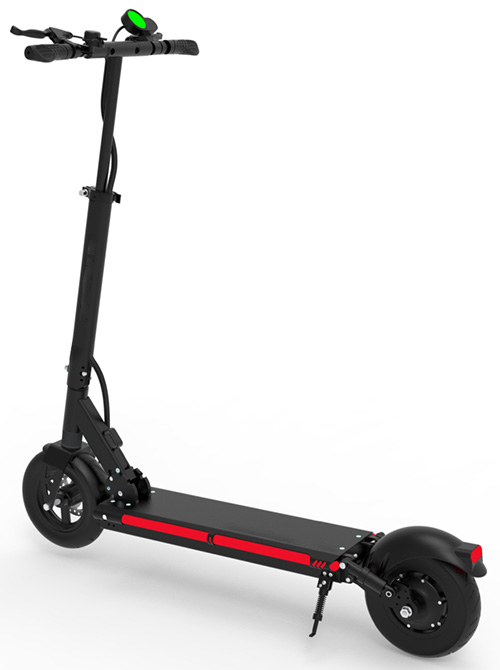 Urban 600watt 48v Lithium Max X9 Electric Scooter left rear view