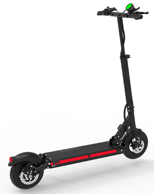 Urban 600watt 48v Lithium Max X9 Electric Scooter right rear view