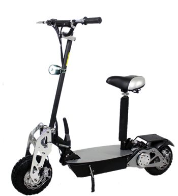 Urban 1200watt 36v LITHIUM Chrome Electric Scooter