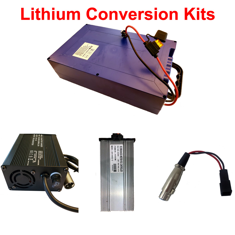 36v or 48 volt Lithium Conversion Kits