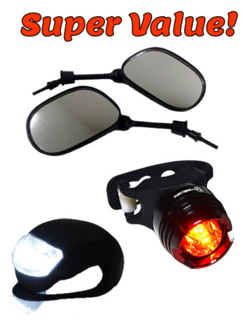 Mirrors & safety light package