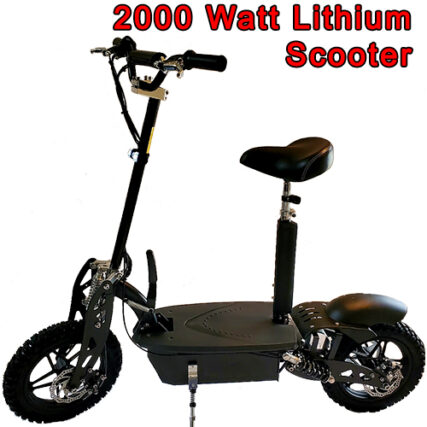 Urban Elite 2000 Watt LITHIUM Brushless Electric Scooter