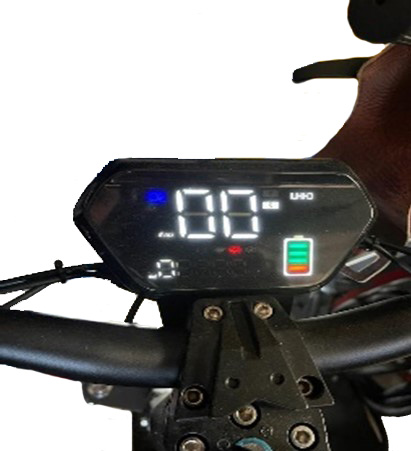 throotle with LED display screen