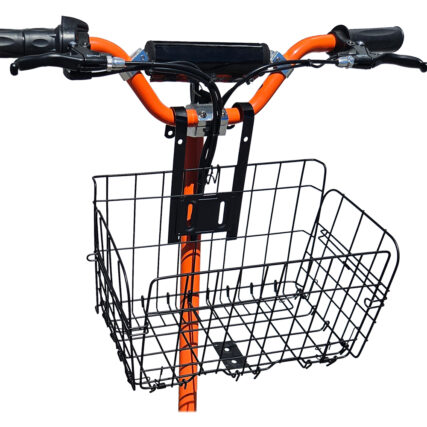Handlebar or Luggage Rack Hanging Basket on scooter handlebar