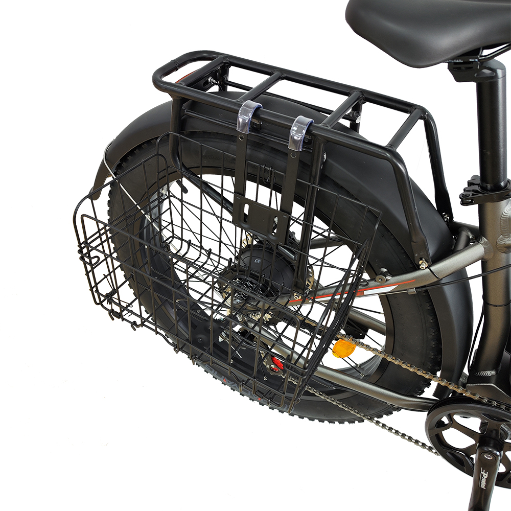 Luggage Rack Basket on E-Bike