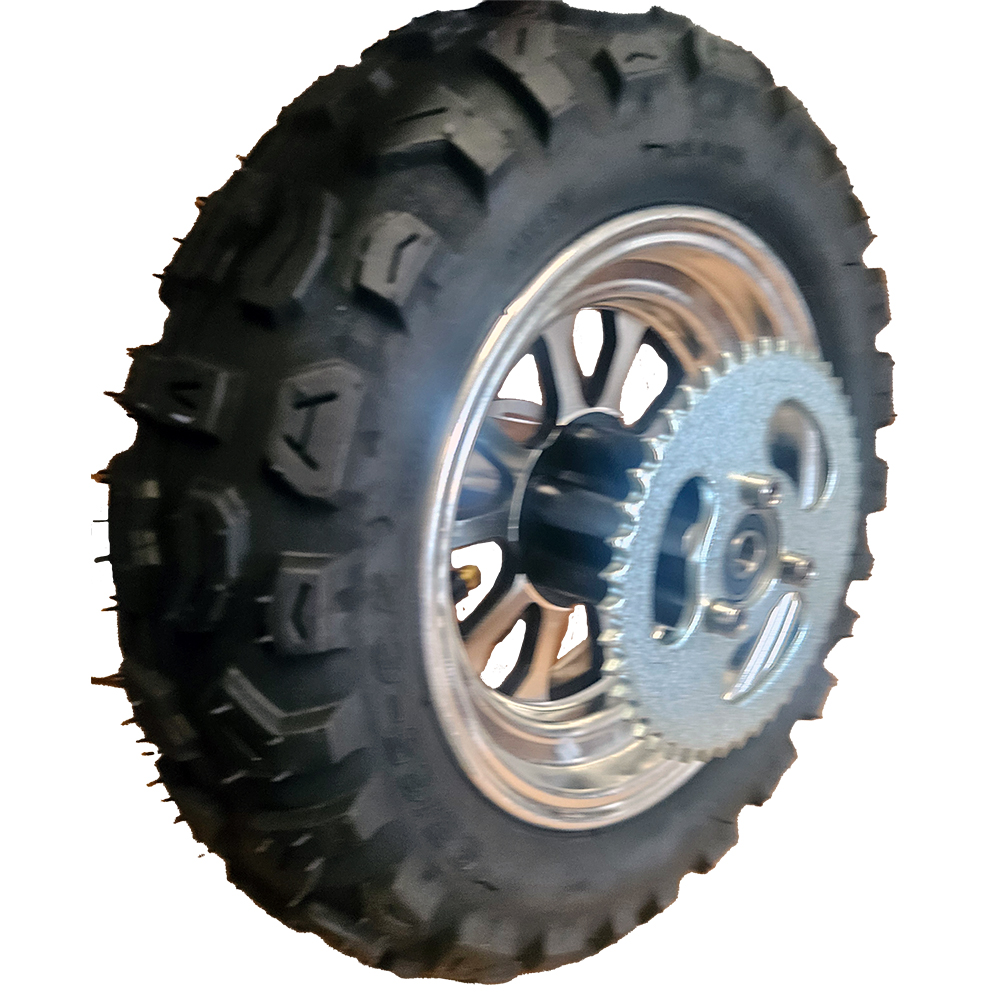 12″ Complete Rear and Front Wheel Assembly for Electric Start Gas Scooter